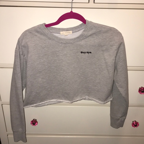 cute sweater crop tops
